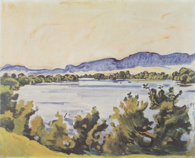 Die Aare bei Solothurn von Ferdinand Hodler